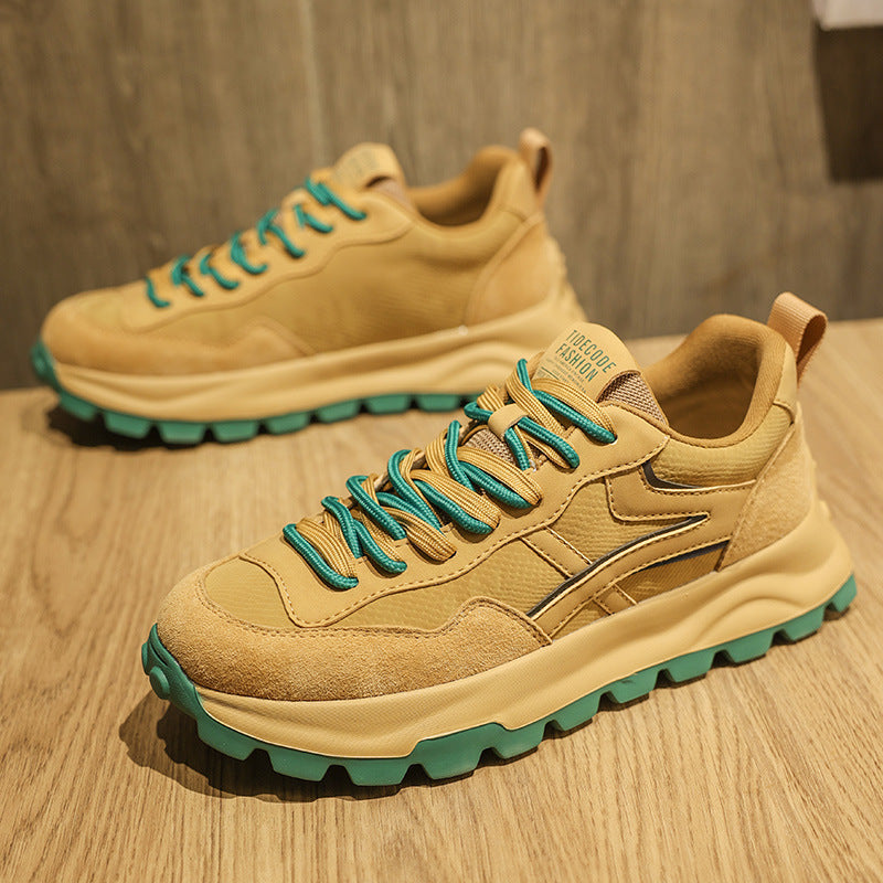 Men's Casual Sporty Sneakers - Comfortable Low-Top Athletic Shoes for Everyday Wear