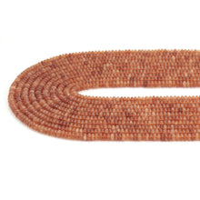 Load image into Gallery viewer, 2x4mm Rondelle Smooth Garnet Beads, Sku#U1954