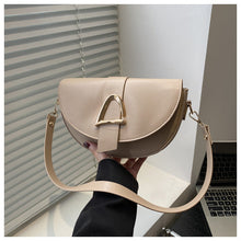 Load image into Gallery viewer, High-end, Fashionable Single-shoulder Bag Niche Saddle Bag