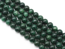 Load image into Gallery viewer, Genuine Green Kanite Round Smooth Beads, Sku#U1361