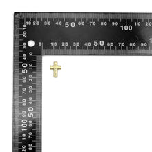 Load image into Gallery viewer, 3D Gold Cross Shape Charm Pendant, Sku#LD675