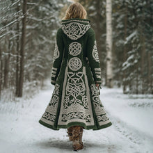 Load image into Gallery viewer, Long Loose-fitting Hooded Coat With A 3D Digital Print