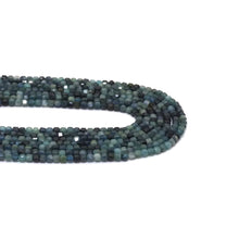 Load image into Gallery viewer, Genuine Blue Tourmaline Faceted Cube Beads, 2.5mm, Sku#U1522