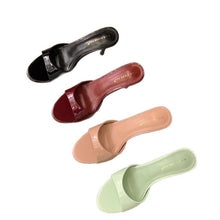 Load image into Gallery viewer, Women's Pointed-Toe Stiletto Heels – Black, Burgundy &amp; Nude
