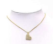 Load image into Gallery viewer, CZ Heart Charm, Sku#LD221