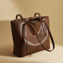 Load image into Gallery viewer, Women's Luxury Large-Capacity Leather Shoulder Bag | Urban Minimalist Tote