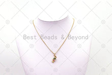 Load image into Gallery viewer, Multicolor Candies Shape Pendant, 18K Gold Filled Candy Charm, Necklace Bracelet Charm Pendant,Sku#LK506