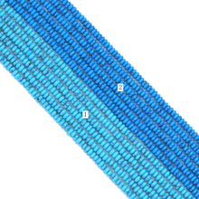Load image into Gallery viewer, 2x4mm Smooth Rondelle Turquoise Beads, Sku#U2045