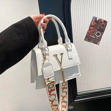 Load image into Gallery viewer, Women's Tassel Crossbody Bag - Structured PU Leather Shoulder Bag with Phone Pocket