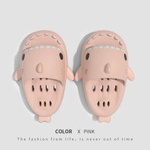 Load image into Gallery viewer, Shark Slides Shower Shoes With Drain Holes