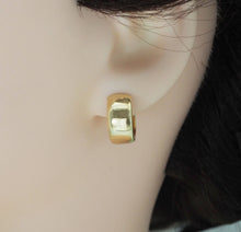 Load image into Gallery viewer, Gold Thick Hoop Earrings, Sku#CP47