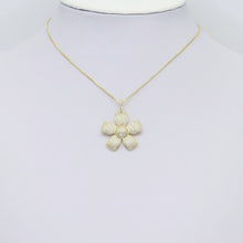 Load image into Gallery viewer, Gold Silver CZ Flower Charm, Sku#ML73/F489
