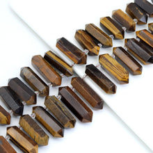 Load image into Gallery viewer, 12x45mm Top Drilled Double Point Beads, Sku#U1815
