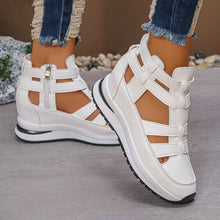 Load image into Gallery viewer, Women's Hollow Out Platform Sandals | Close Toe Velcro Summer Shoes