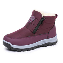Load image into Gallery viewer, Women's Fleece-Lined Winter Boots - Warm Side-Zip Mid-Calf Boots with Non-Slip Sole