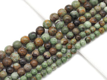 Load image into Gallery viewer, Natural Chinese Chrysoprase Round Smooth Beads, Sku#U1320