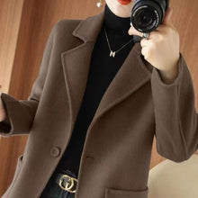 Load image into Gallery viewer, Mid-length Wool Casual Chic Coat