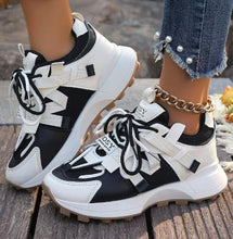 Load image into Gallery viewer, Women's Breathable Mesh Dad Sneakers - Lightweight Non-Slip Athletic Walking Shoes