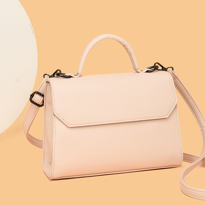 Stylish Minimalist PU Leather Small Square Crossbody Bag for Women