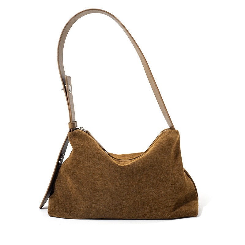 Women's Genuine Leather Tote Bag | High-Gloss Matte Cowhide Shoulder Bag