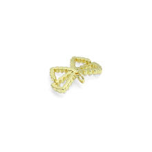 Load image into Gallery viewer, White Pearl Gold Bowknot Charm Pendant, bow charm, Sku#LK955