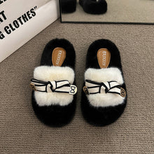 Load image into Gallery viewer, Furry Cotton Slippers