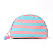 Load image into Gallery viewer, Striped Fashionable Shell-Shaped Makeup Bag