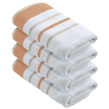 Load image into Gallery viewer, Decorative Cotton Stripe Bath Towel Set - Noelle Collection
