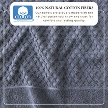 Load image into Gallery viewer, Cotton Diamond Waffle Weave Bath Towel Set - Grayson Collection