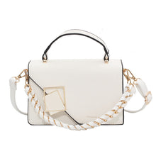 Load image into Gallery viewer, Women's Chain Shoulder Crossbody Bag - Small Square PU Leather Handbag