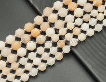 Load image into Gallery viewer, Pink Aventurine Double Point Beads, Sku#U1303