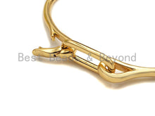 Load image into Gallery viewer, CZ Buckle Cuff Bracelet, Sku#X151