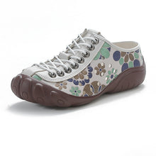 Load image into Gallery viewer, Women's Ethnic Floral Print Low-Top Sneakers | Elastic Band Casual Shoes