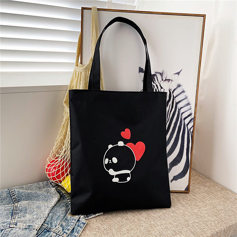 Women's Graphic Print Shoulder Bag – Cute Printed Mommy Tote with Multiple Pockets