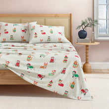 Load image into Gallery viewer, Turkish Cotton Christmas Flannel Sheet - Whittaker Collection
