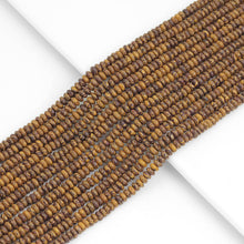 Load image into Gallery viewer, 2x4mm Rondelle Smooth Tiger Eye Beads, Sku#U1962