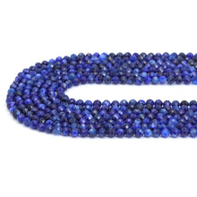 Load image into Gallery viewer, Genuine Kyanite Round Faceted Beads, Sku#U1840
