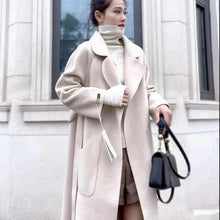 Load image into Gallery viewer, Double-faced Cashmere Coat Women's Mid-length Over The Knee