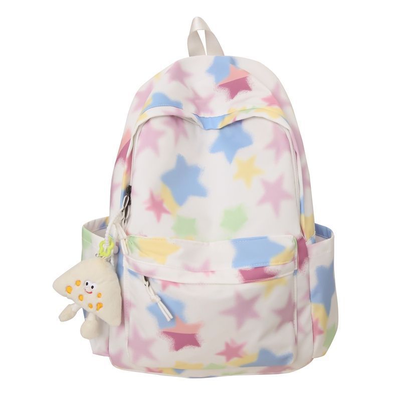 Sweet High-Capacity School Backpack for Girls - Oxford Cloth Student Bag