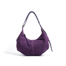 Load image into Gallery viewer, Women's High-Capacity Crossbody Bag – Matte Cowhide Leather Shoulder Bag