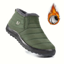 Load image into Gallery viewer, Warm Padded Slip-On Ankle Boots