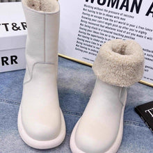 Load image into Gallery viewer, Women's Non-Slip Thick Sole Winter Snow Boots - Warm PU Leather Platform Boots