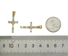 Load image into Gallery viewer, CZ Cross Charm, Sku#JL94