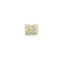 Load image into Gallery viewer, CZ Gold large hole Tube Spacer beads, Sku#LD691