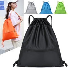 Load image into Gallery viewer, Drawstring Backpack for Men &amp; Women – Lightweight Oxford Cloth Bag | Small Daily &amp; Large Basketball