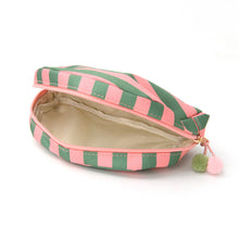 Load image into Gallery viewer, Striped Fashionable Shell-Shaped Makeup Bag