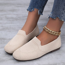 Load image into Gallery viewer, Women's Flyknit Casual Flat Sneakers | Lightweight Breathable Knit Slip-On Shoes