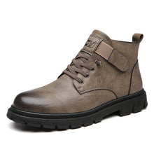 Load image into Gallery viewer, Men's Fleece-Lined High-Top Insulated Shoes | Non-Slip Rubber Sole | Warm Winter Sneakers