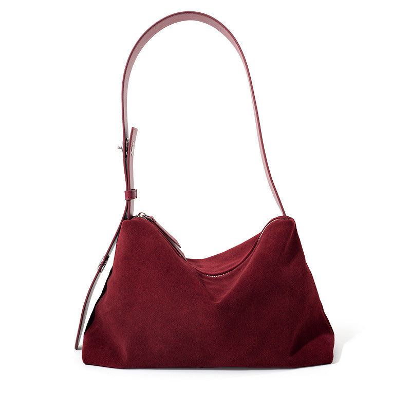 Women's Genuine Leather Tote Bag | High-Gloss Matte Cowhide Shoulder Bag