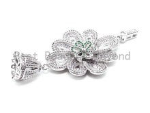 Load image into Gallery viewer, CZ Micro Pave Large Flower Pendant, sku#L182